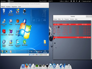 Gnome Debian Wheezy 7.6 rodando Windows 7